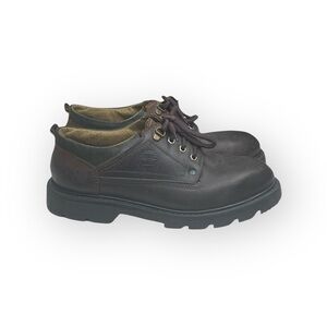 Iron Horse 𖤐 Double Welt Lug Sole Comfort Oxford Work Boots 𖤐 Brown Leather 9D